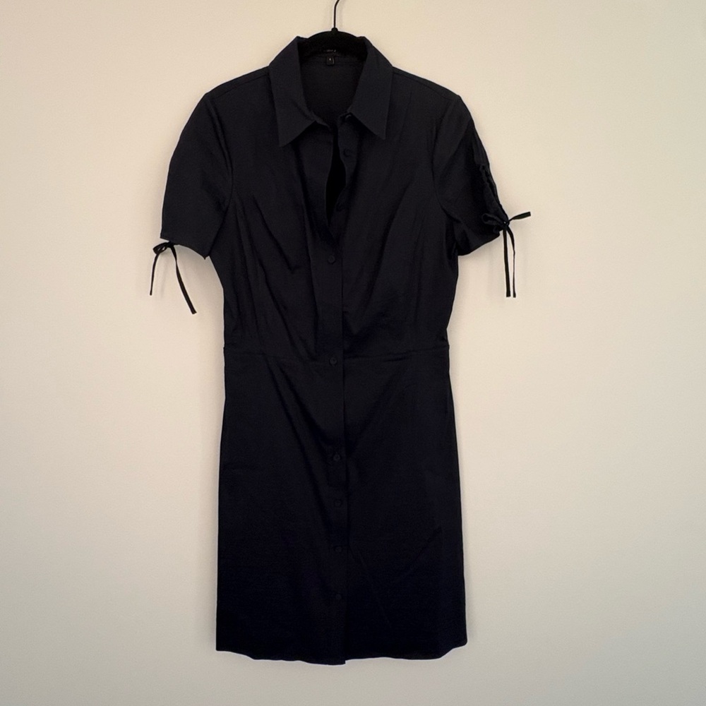 Theory NWT Black Linen Summer Dress – Size 8 (New With Tags)